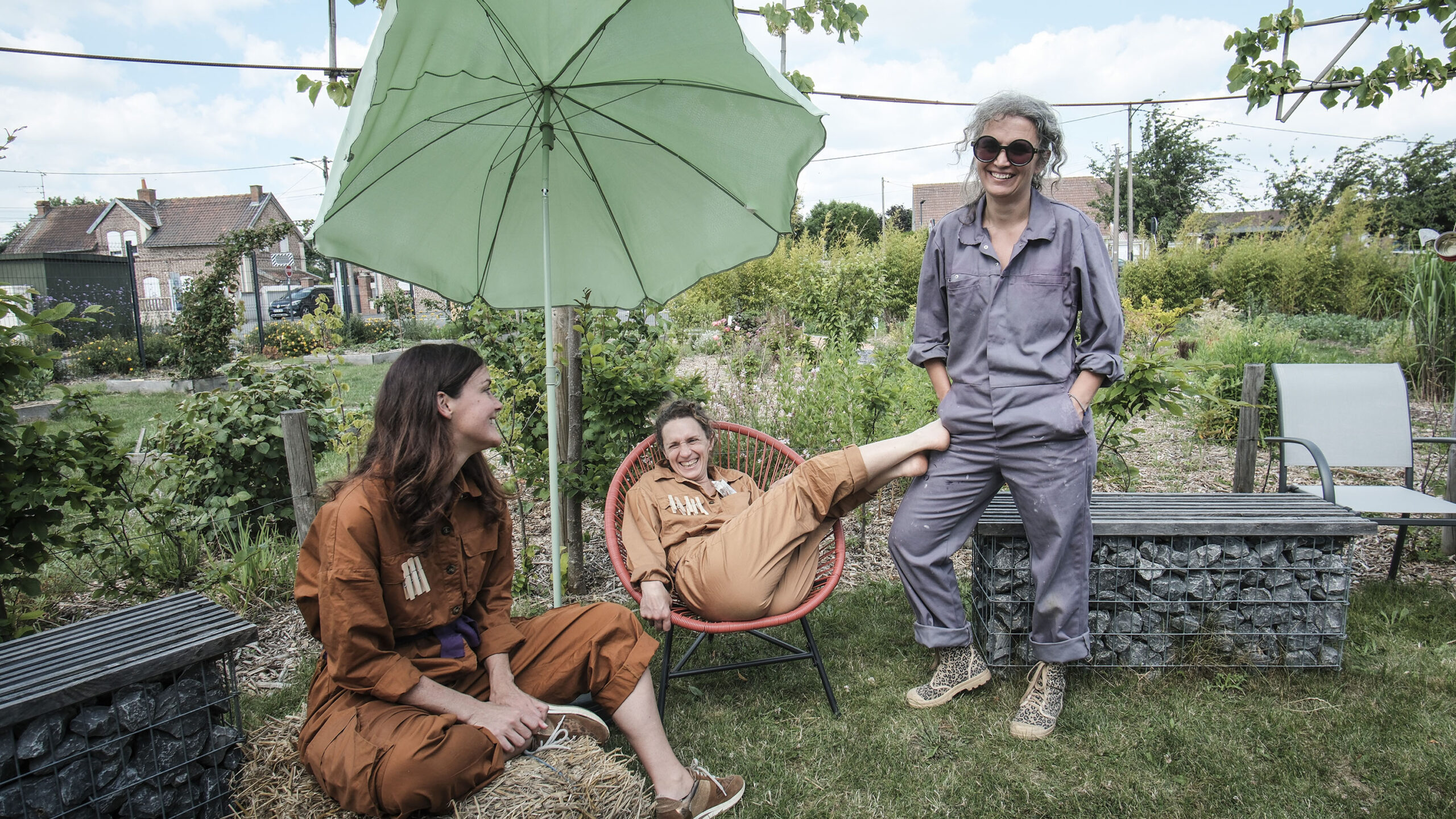 Cie Vagabondes_34 Portrait des artistes Stéphanie Constantin, Anaïs Gheeraert et Oréli Paskal