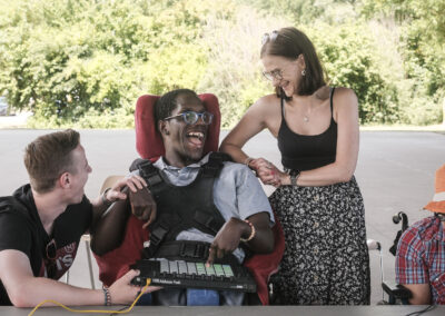 Rencontre avec les services du pôle domicile adulte de l’APF France Handicap et le Collectif Otium autour d’un concert pas comme les autres